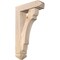 Ekena Millwork Olympic Arts and Crafts Smooth Bracket w/ Offset Brace, Douglas Fir, 5 1/2"W x 18"D x 30"H BKT0604X18X30OLY03SDF - alternate 1